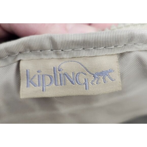 Kipling Seoul Extra Large Metallic 17" Laptop Backpack XL Champagne Gold Monkey - Picture 13 of 16